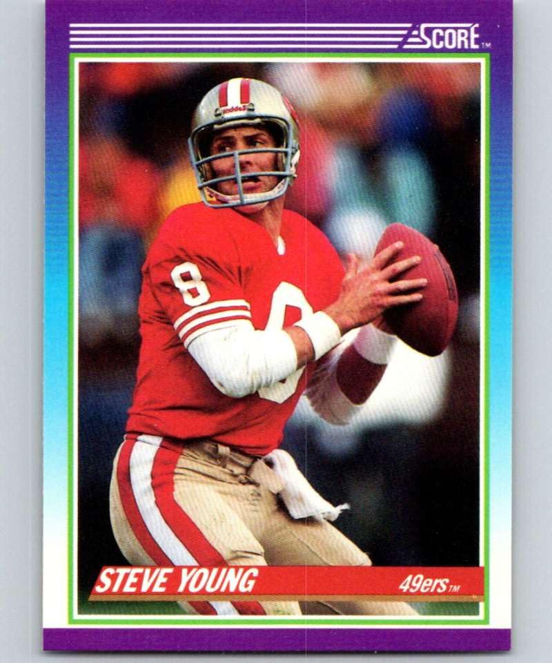 Amazon.com: 1990 Score Football #145 Steve Young San Francisco