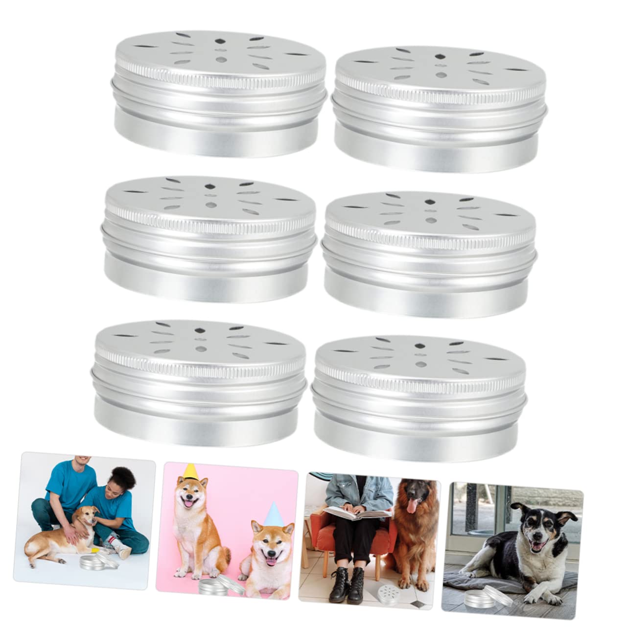 Beavorty Lot De 2 Boîtes De Dressage D'agilité Pour Chien - Boîtes En Métal - Couvercles Pour Chiens - 10 Pièces X 2