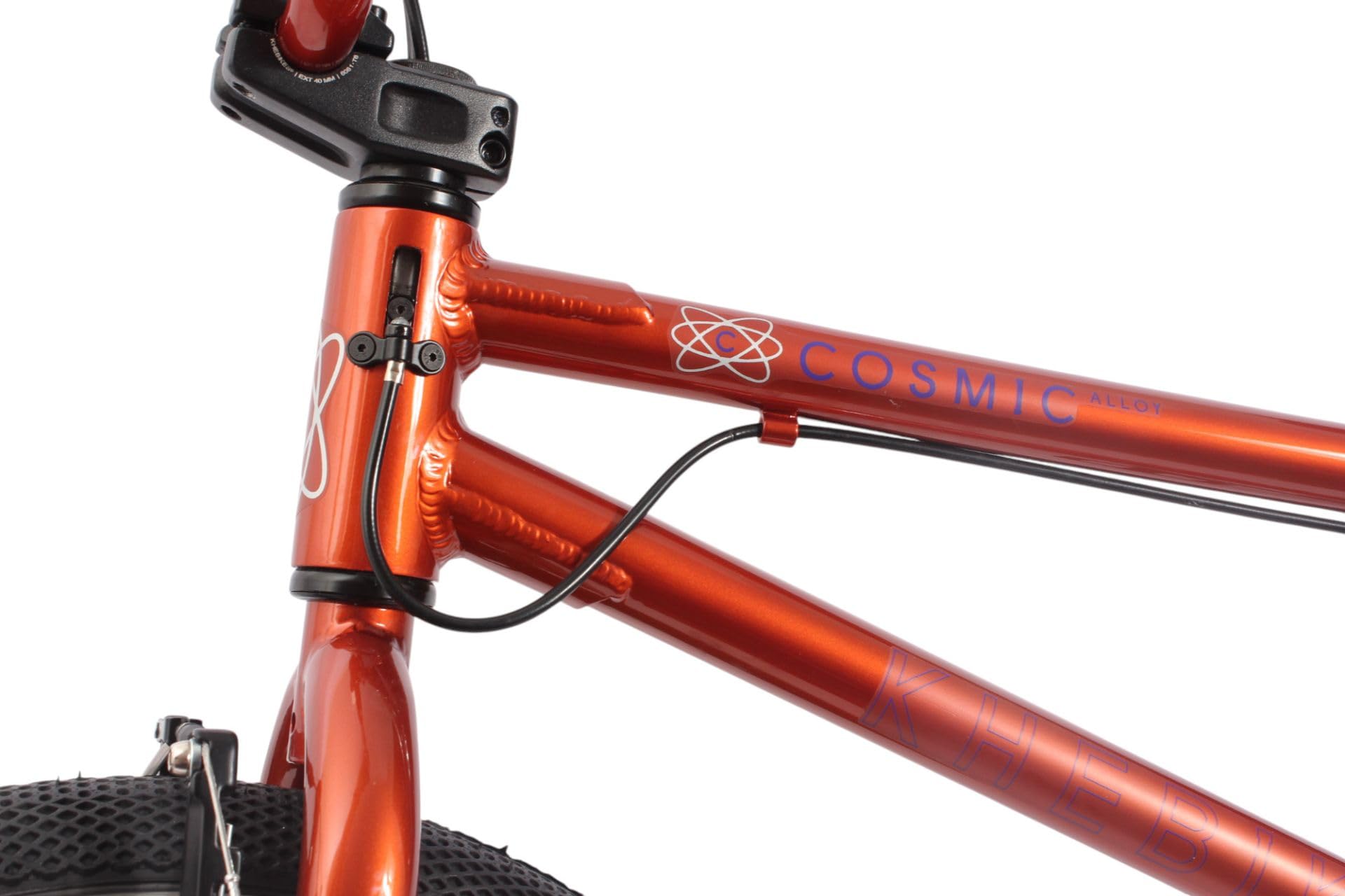 KHEbikes KHE Cosmic AL 20 Zoll BMX Bike – 2025 Modell – Aluminium Rahmen – Affix Rotor – V-Bremsen vorne & hinten – 10,6kg – Farbe Orange – Für Einsteiger – 135–170cm Körpergröße
