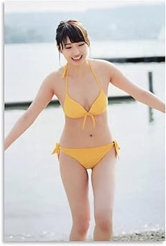 Amazon 井上小百合 乃木坂46巨乳グラビアアイドル下着水着写真セクシーポスター 歌手有名人きれいな女性美しい足アイドル美学飾るx30inch 50x75cm ウォールステッカー オンライン通販