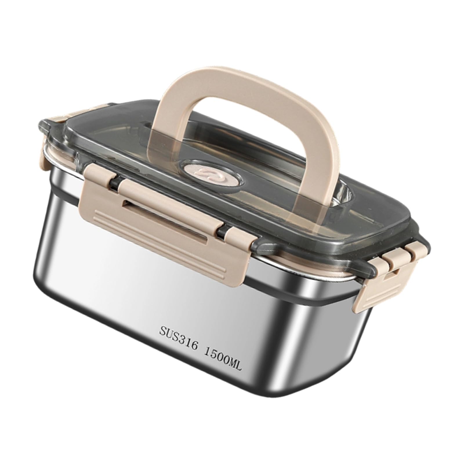 TQUXNGA Stainless Steel Food Storage Container Box with Leak Proof Lid and Handle for Lunch Meal Preps and Fridge Organization Dishwasher Safe