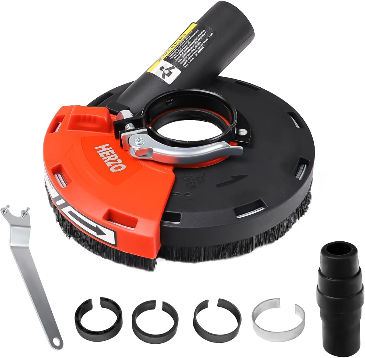 HERZO Dust Shroud for Angle Grinder 4/4.5/5 inch Universal Surface Grinding Shroud (125MM) - Amazon.com