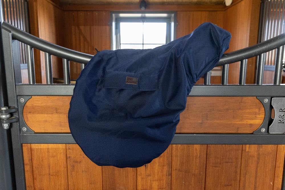 Housse de selle imperméable jumping marine