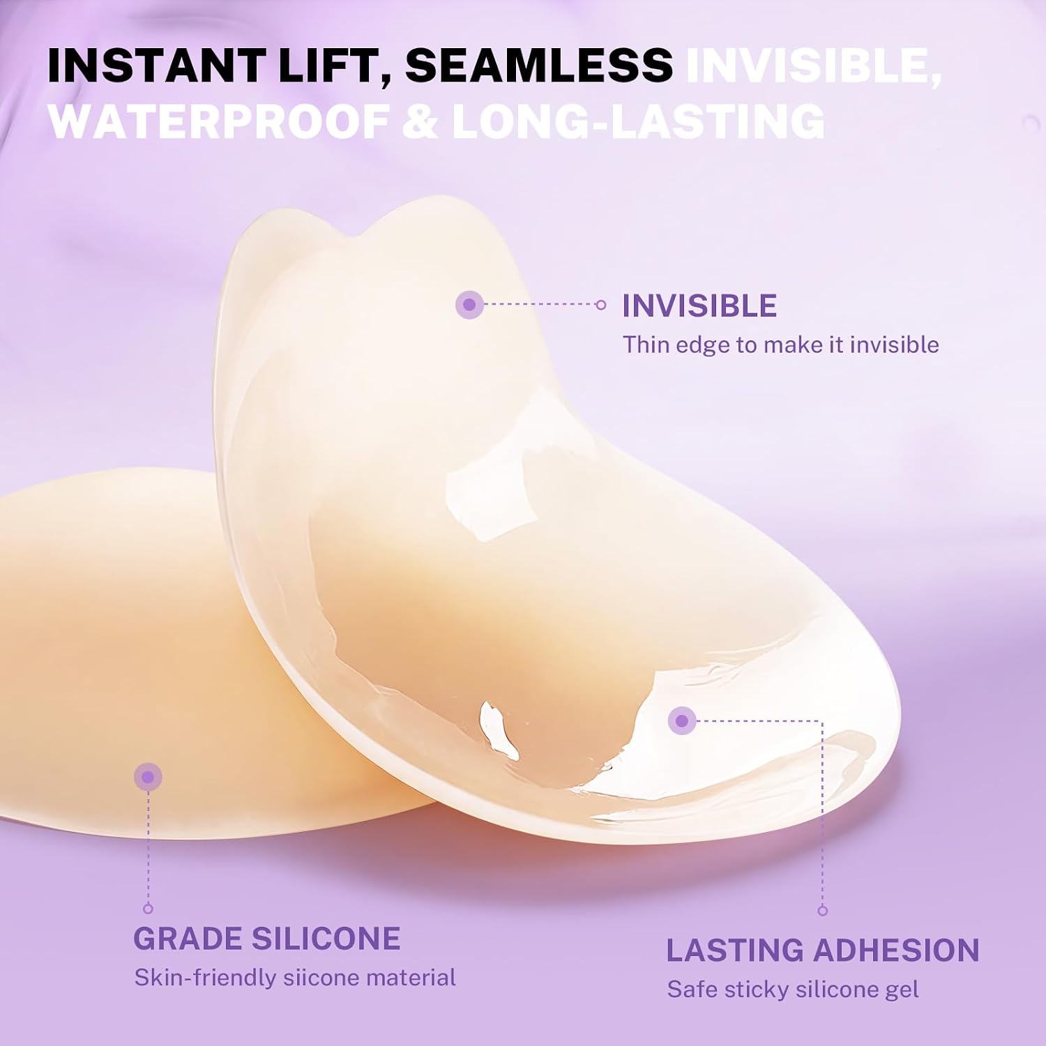 Nipple Covers, Sticky Bra Push Up, Push Up Sticky Bra, Adhesive Bra