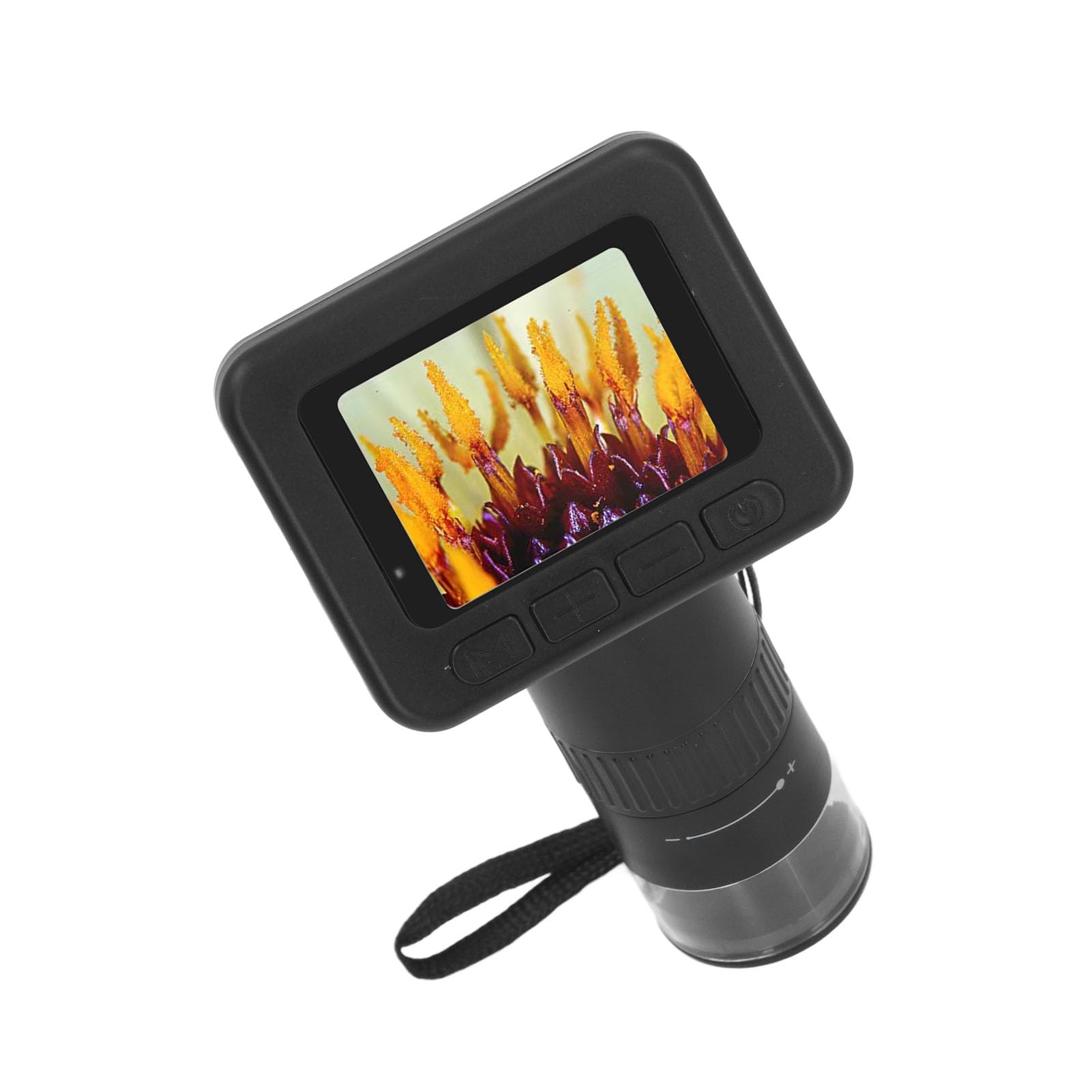 Jiawu Microscopio Digital Portátil, Aumento 1000X Pantalla IPS de 2 Pulgadas Conexión USB Microscopio Digital Portátil, 1000X con 8 LED Ajustables para Estudiantes Adultos
