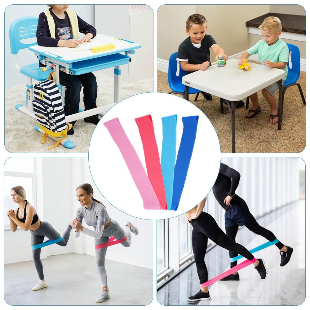 8 Piezas Bandas Elásticas para Sillas Para Niños, Bandas Elásticas para La Ansiedad, Banda Sensoriales para Sillas, Banda de Resistencia para Silla de Aula, para TDAH, Autismo, Yoga — view 7