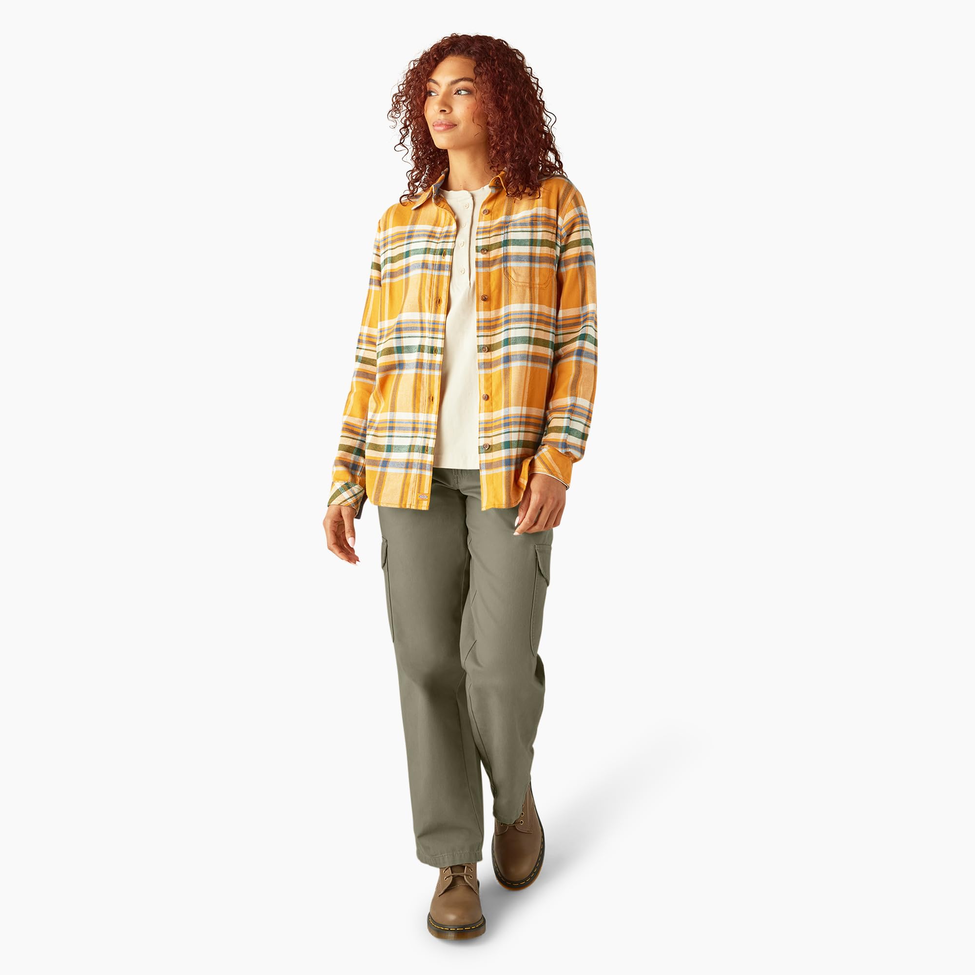 Dickies L/S Plaid Shirt Camicia Scozzese da Donna L/S Donna