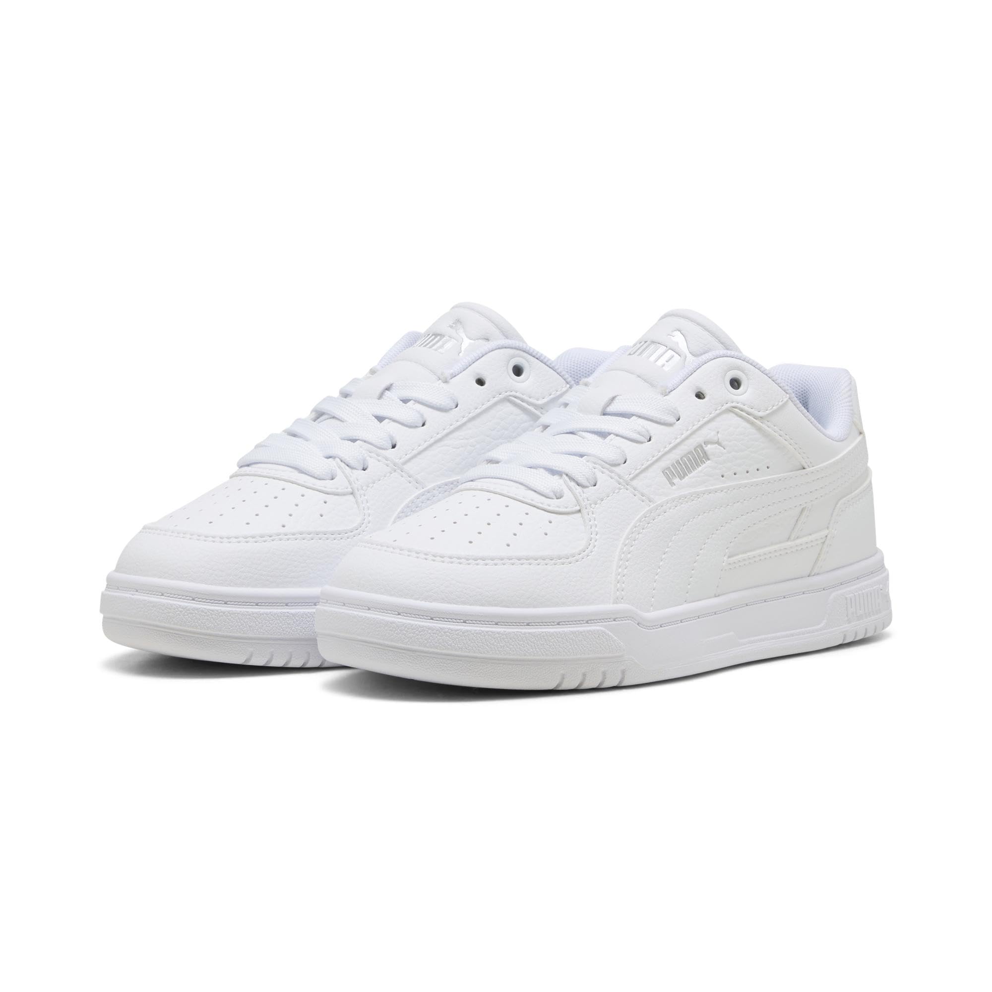PUMA CAVEN III JR Sneaker, White Silver, 5 UK