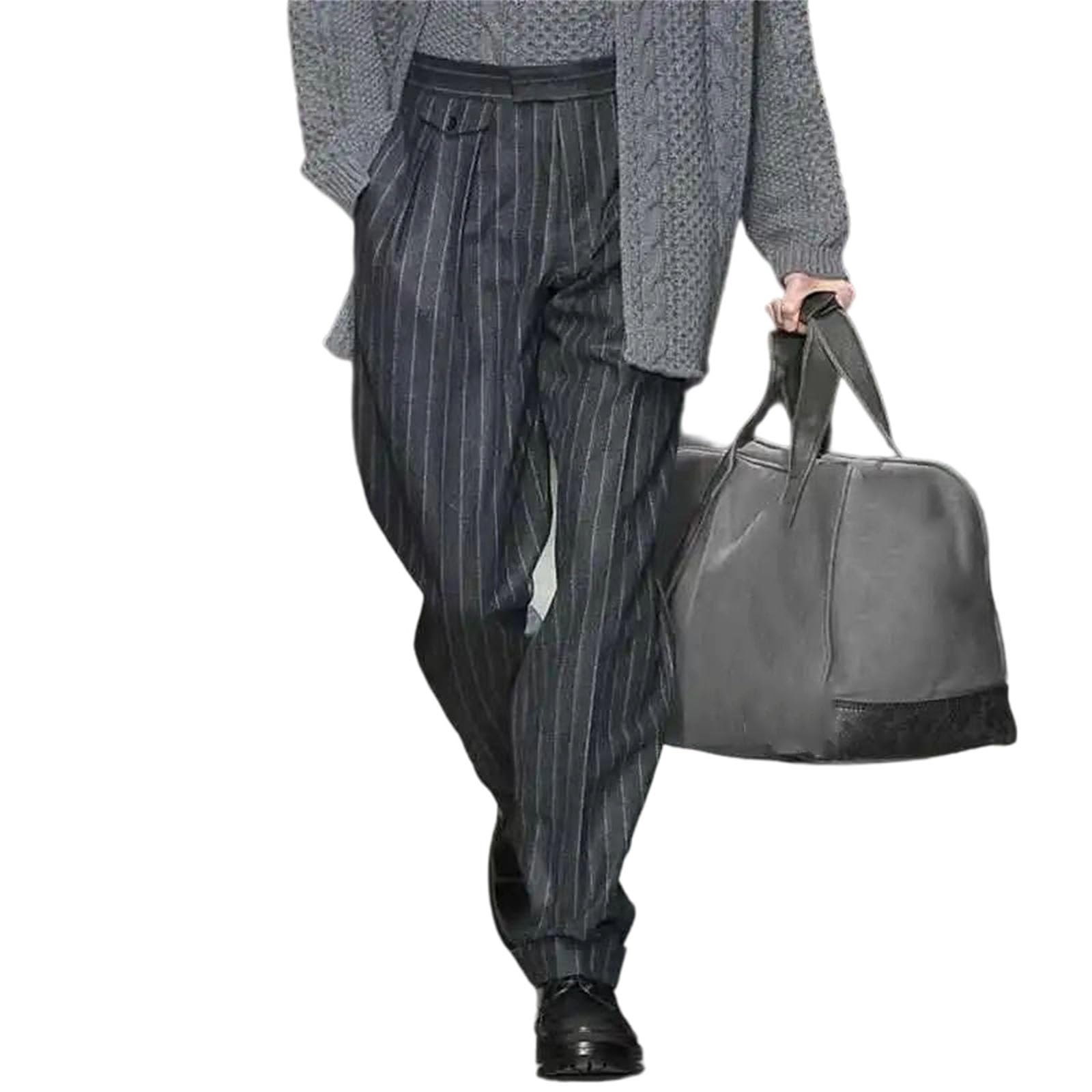 Mens Dress Trousers Business Formal Suit Pants Classic Straight Fit Pants for Daily Professional and Casual Occasions