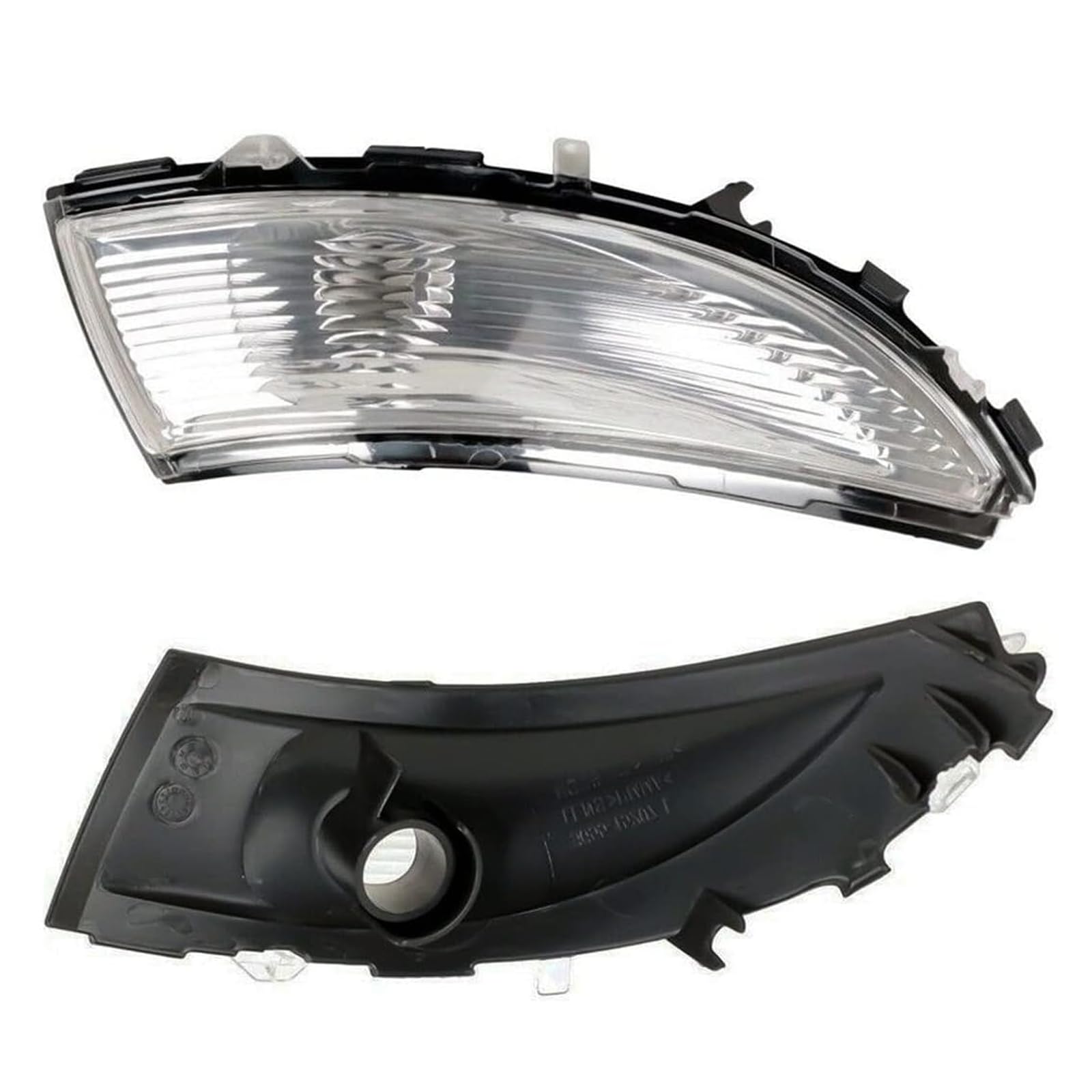 Evolution Car Spares Fits Clio IV Captur Front Door Right RH O/S Wing Mirror Indicator Light Clear Lens 261604623R