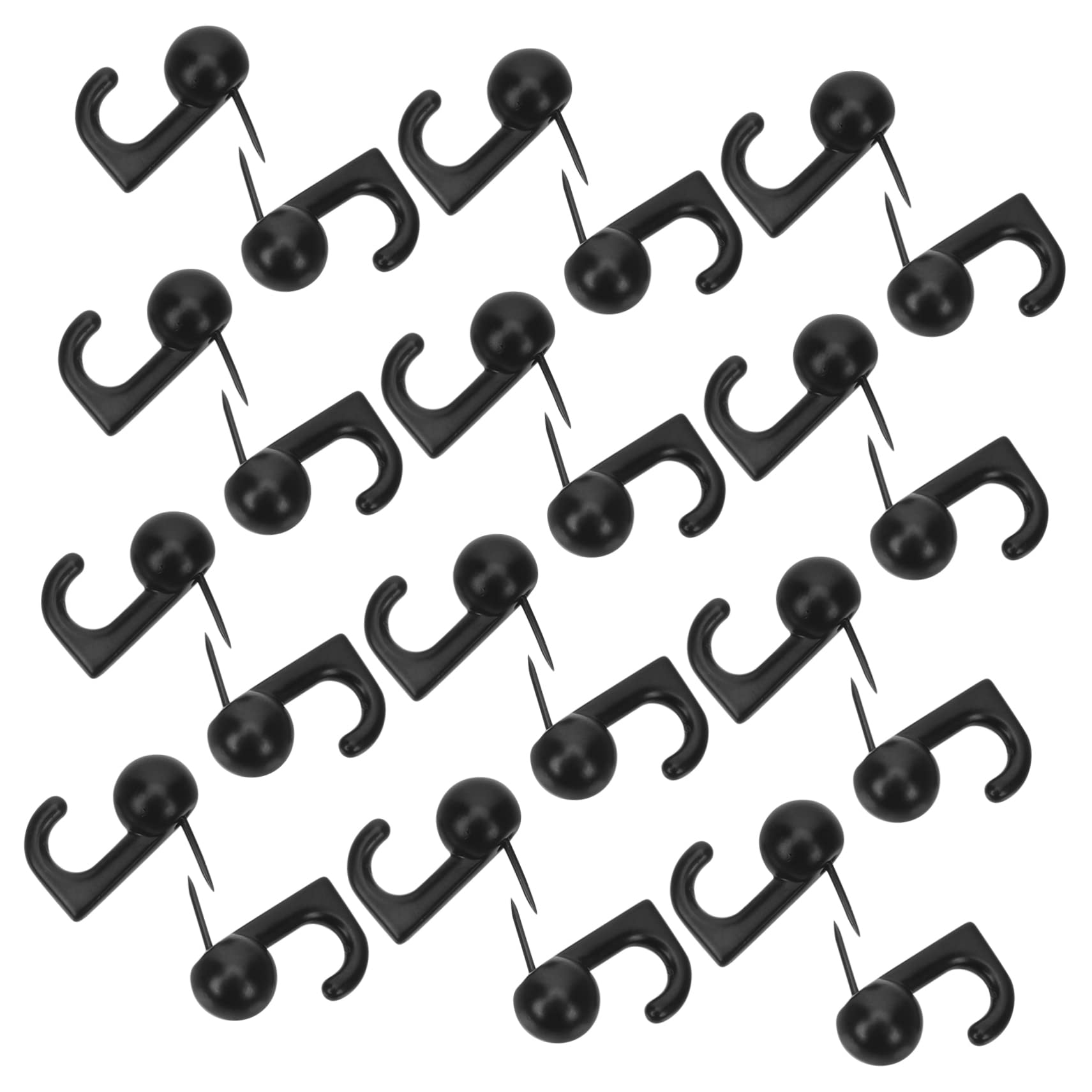 OSALADI 60 Pièces Clou à Crochet En Métal Clous De Cadre Photo Cintres Photo Ongles Suspendus Photo Muraux à Punaise Bandes Adhésives Murales Alliage De Zinc Suite Clé