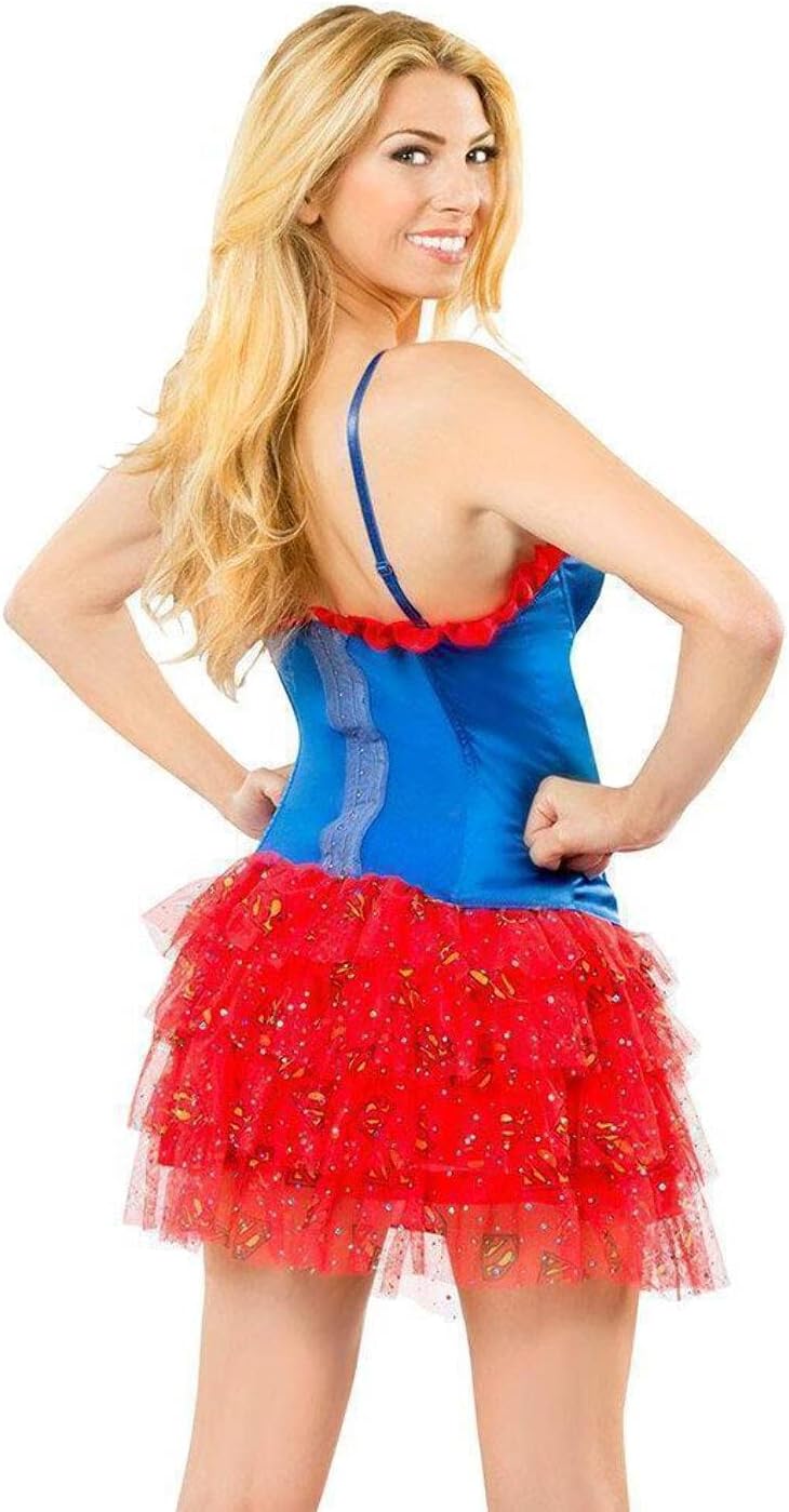 Rubie's DC Comics Superhero Style Skirt With Sequins, Red, One Size Costume