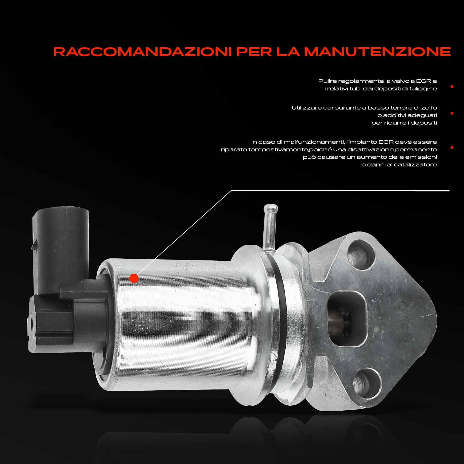 Frankberg Valvola EGR Benzina Compatibile con Golf IV 1J1 1.4L A2 8Z0 1.4L Golf IV Variantee 1J5 1.6L Golf IV Variantee 1J5 1.4L L.u.p.o 6E1 6X1 1.4L Replace# XEGR68