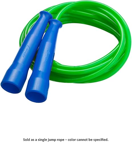 Miniatura 8 de Champion Sports Cuerda para saltar de regaliz de 9 pies para fitness, colores surtidos - Cuerdas para saltar de velocidad con asas contorneadas para