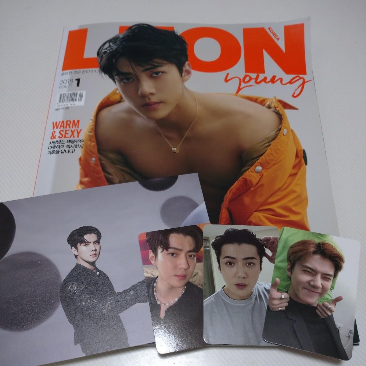 exo セフン 雑誌7点セット Amazon.co.jp: EXO セフン 韓国 雑誌 LEON 翻訳紙つき トレカ ポスト