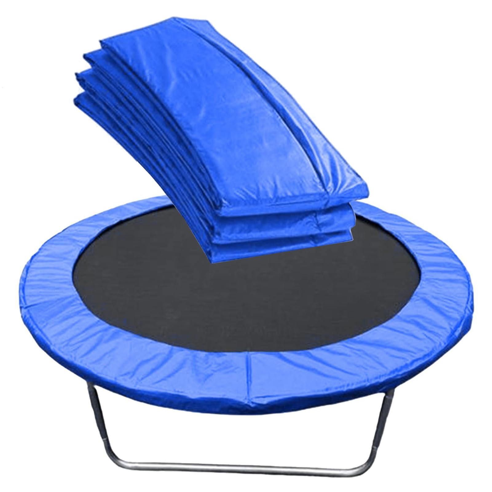 Cuscino di Protezione del Trampolino,Ø 244 305 cm Copertura Bordo Trampolino Elastico,Cuscino di Sicurezza di Sostituzione, Resistente ai Raggi UV, Antistrappo