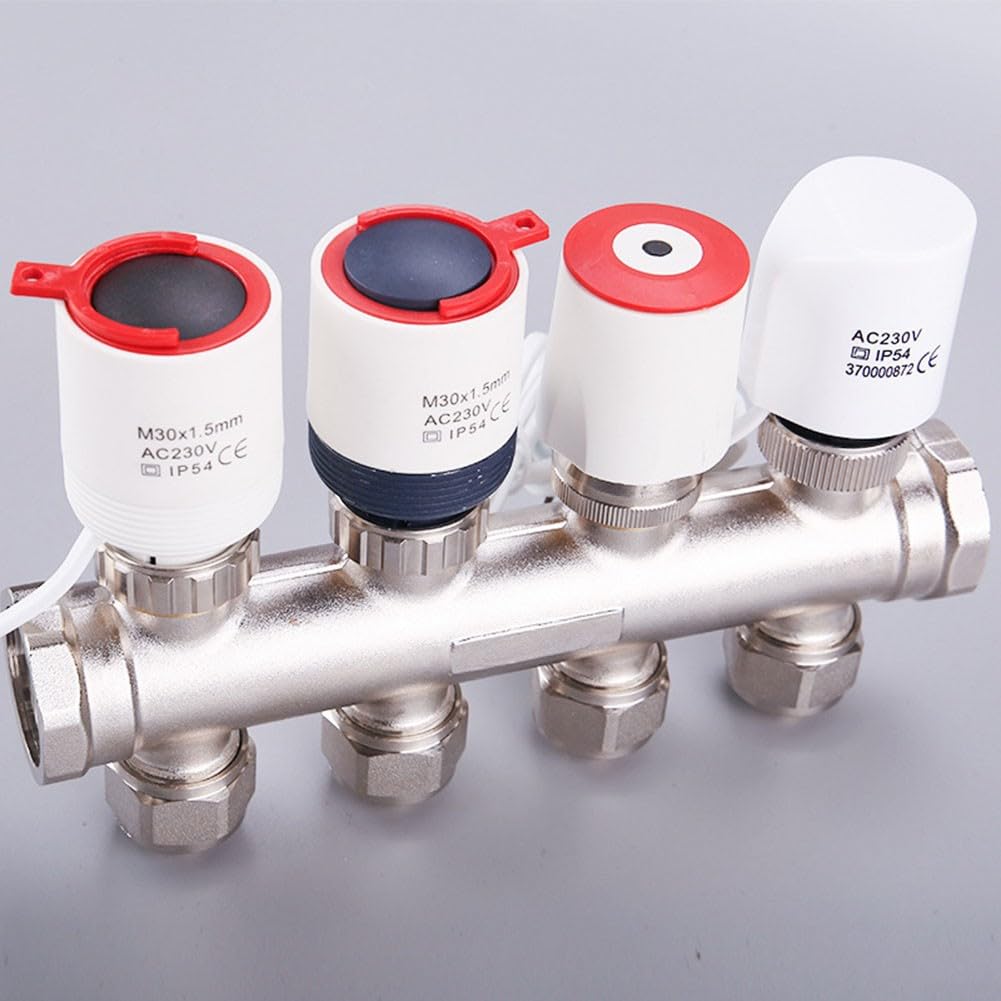 Elektrische Thermo-Stellantriebe 2 Stück - Für Fußbodenheizung M30x1,5mm