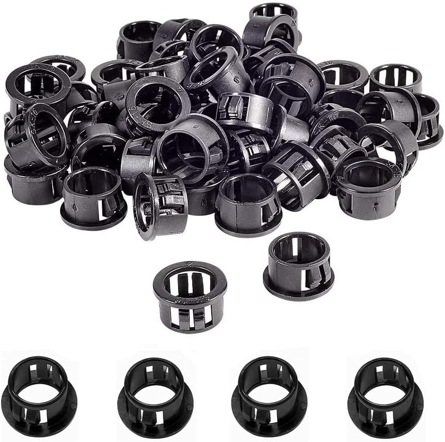 EASYEAH 1/2 inch(11mm) Cable Snap Bushing Grommet Protector