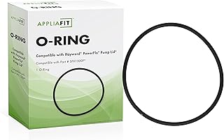 AppliaFit 3-Pack Strainer Cover O-Ring Compatible with Hayward SPX1500P O-Rings for Power-Flo, Power-Flo LX and Power-Flo II Suction Pump and Self-Priming Pump Models (1-Pack)