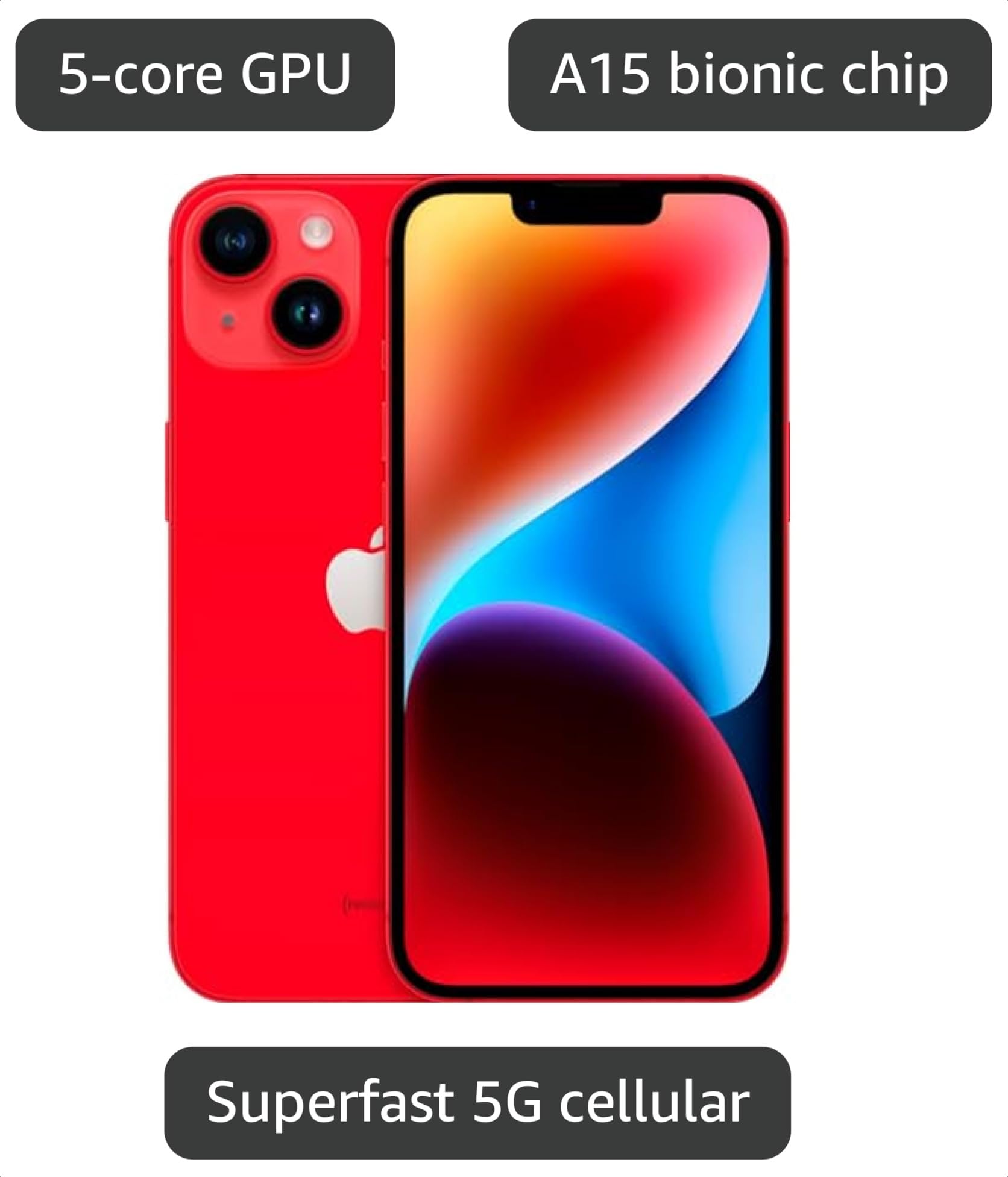 Apple iPhone 14 PRODUCT(RED) 本体 Amazon.com: Apple iPhone 14, 256GB, (PRODUCT)Red - Unlocked