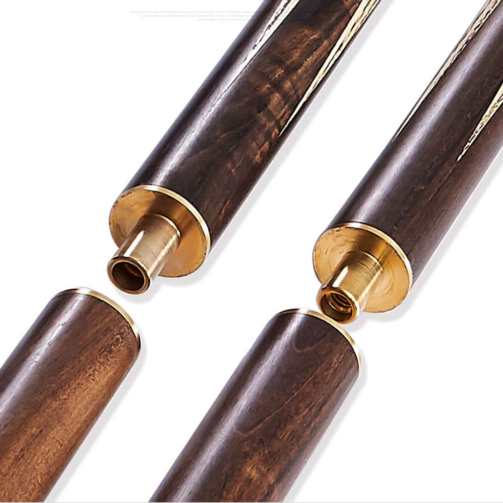 57" Kij bilardowy, 3/4 Połączony Handmade 3 Szt Wał ASH 10mm Tip Snooker Cue Z Rozszerzeniem I Cue Case 18U