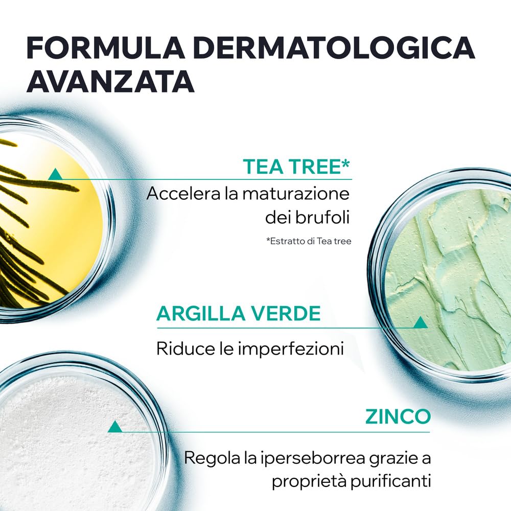 Uriage Hyseac Pasta SOS con Árbol del Té, Zinc y Arcilla Verde - Acelera la Maduración de las Imperfecciones de la Noche a la Mañana y Limita las Marcas en la Piel - Para Granos e imperfecciones.