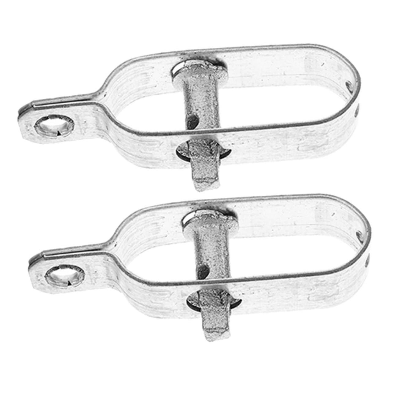 PartyKindom 5 Ensembles Tendeur De Fil Métallique Tendeur Grillage Clips Cable Tendeur De Corde Câble De Verrouillage Piquet Cloture Tendeur De Métal Tendeur De Câble Acier A3 2 Pièces * 5