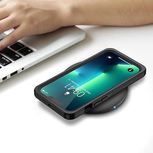 Miniatura 7 de Lanhiem Funda para iPhone 13 Pro, IP68, impermeable, a prueba de polvo, a prueba de golpes, con protector de pantalla integrado, cubierta frontal y