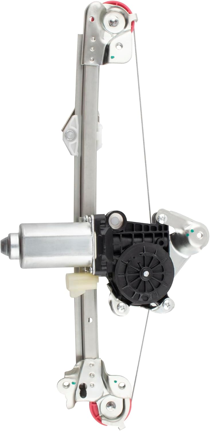 741-166 Rear Left Power Window Regulator with Motor Driver Side for Chevrolet Classic 2004-2005 Malibu 1997-2003 Oldsmobile Cutlass 1997-1999 Sedan, GM1550127 135-1777L 10363806 22635137