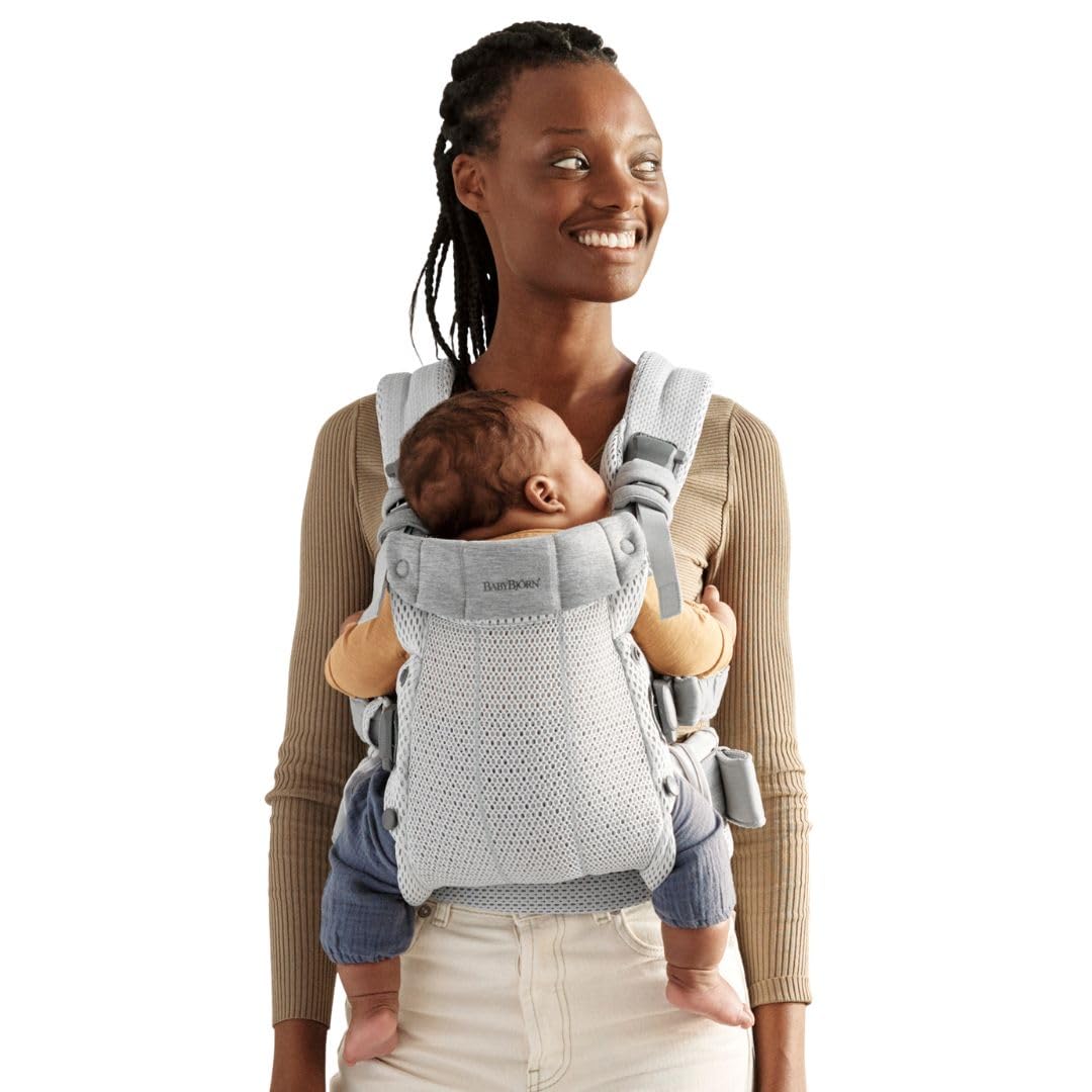 BabyBjörn Baby Carrier Harmony, 3D Mesh, Silver