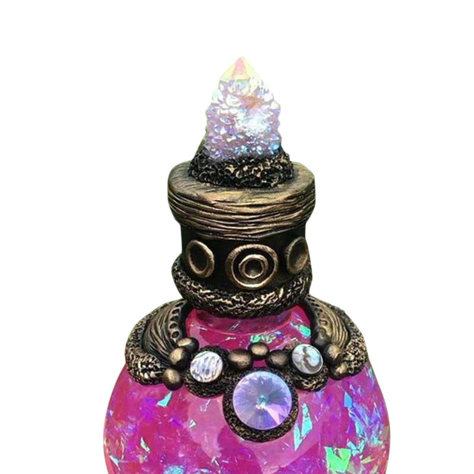 Ornamenti di Cristallo, Ornamenti di Vetro, Bottiglie di pozioni Materiale in Resina Arte Elfi Bottiglia dei Desideri Decorazione della tavola Regali for Strega, Rosa