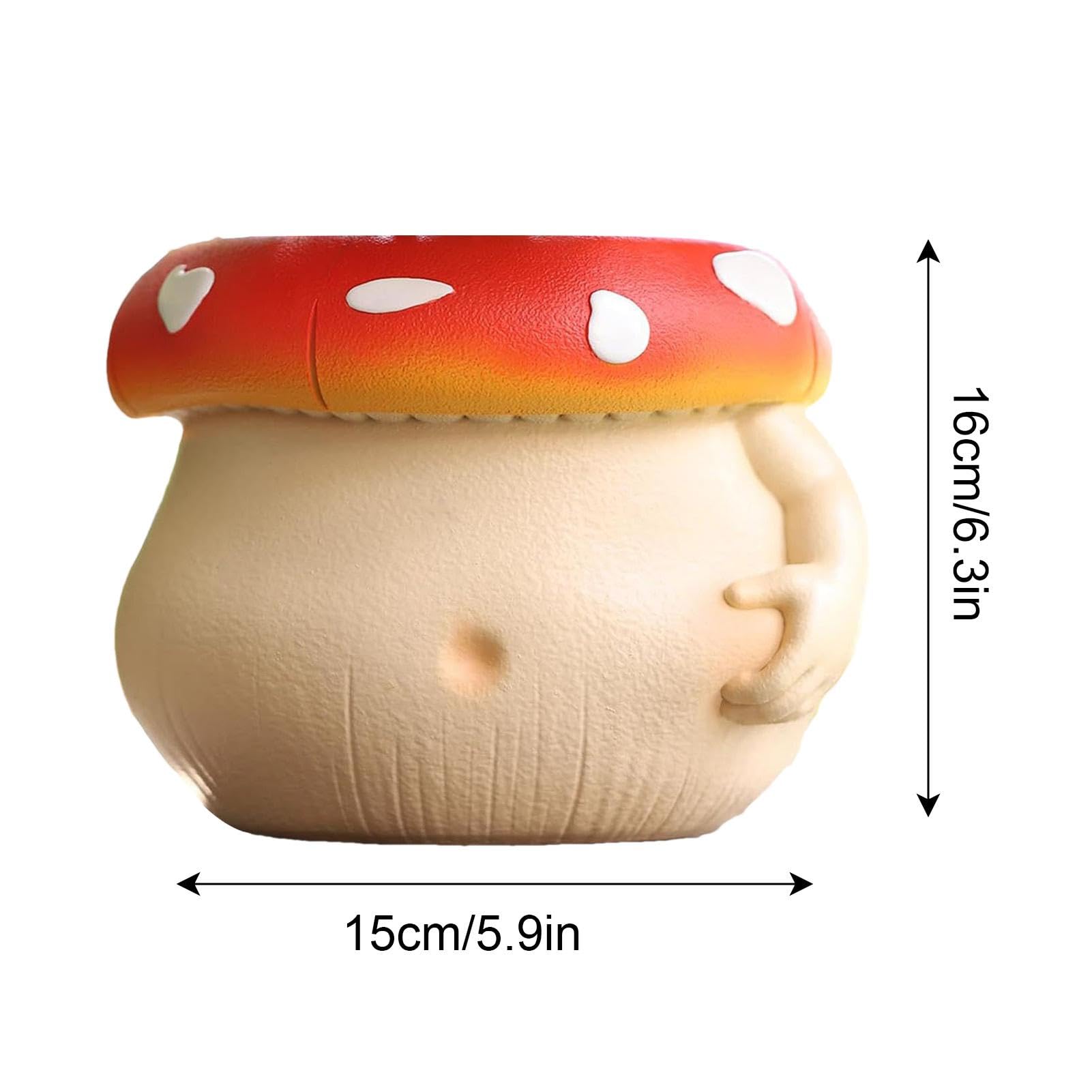 Amazon.co.jp: zwxqe フラワー プランター | かわいいキノコ
