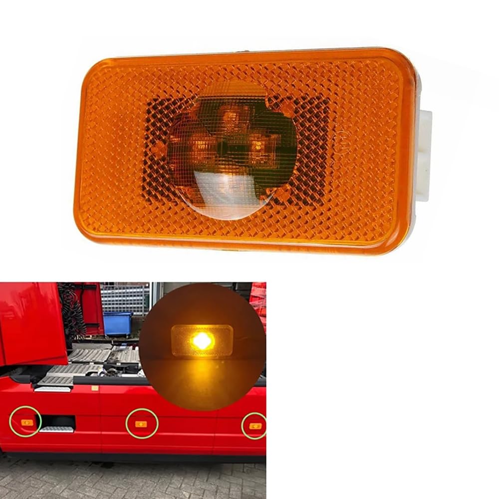 Pack De 2 Luces LED De Posición Laterales Para Camión, Autobús, Caravana O Coche | 12V | Fabricadas En Polonia