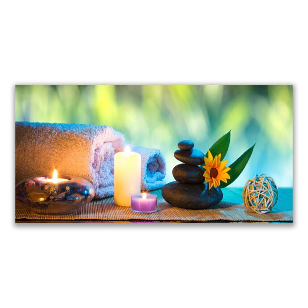 Tableau Mural Verre Trempé 140x70 pour une Déco Salon Zen Tulup