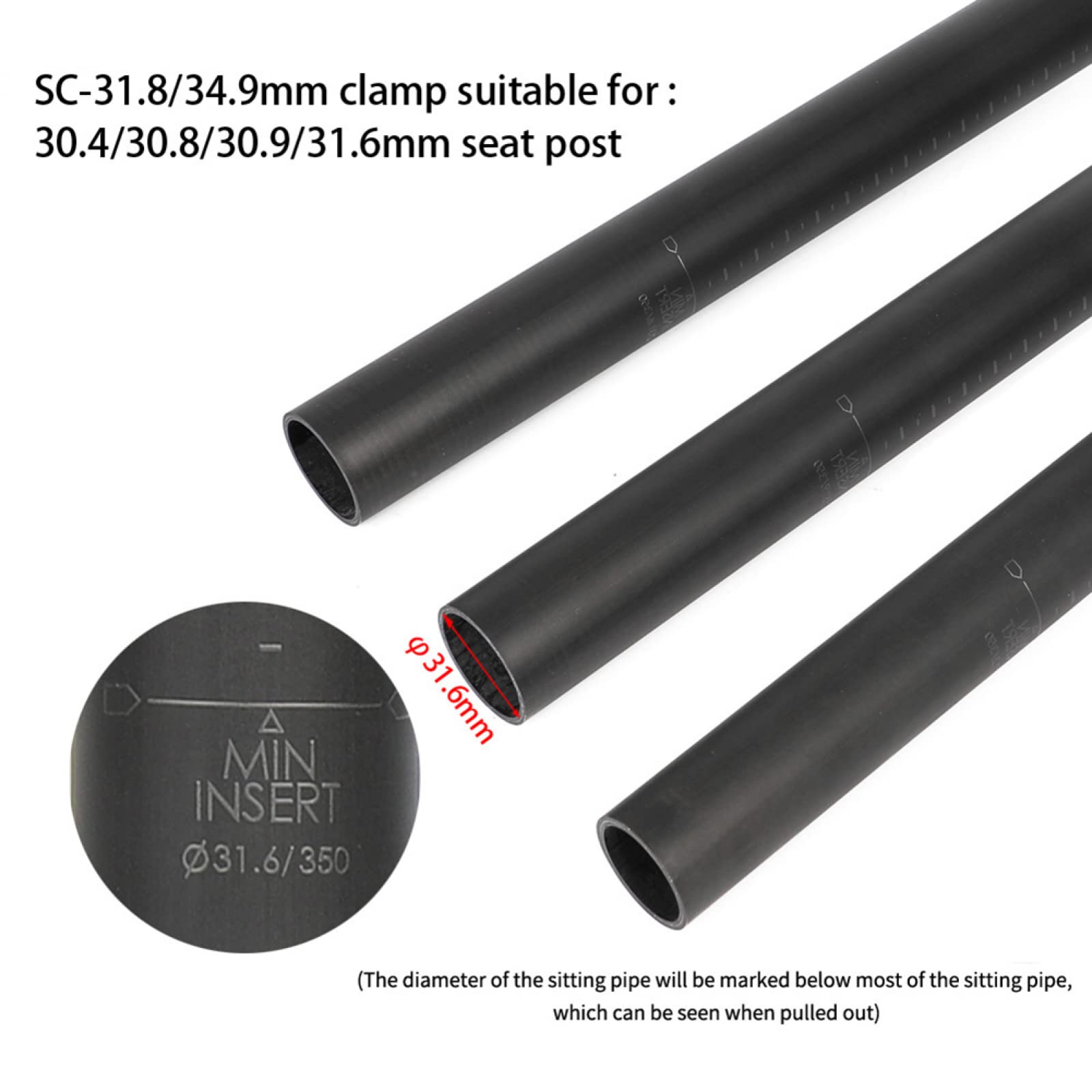 Collier De Selle Vélo – Alliage Aluminium – 31,8 Mm / 34,9 Mm – Choix Couleurs