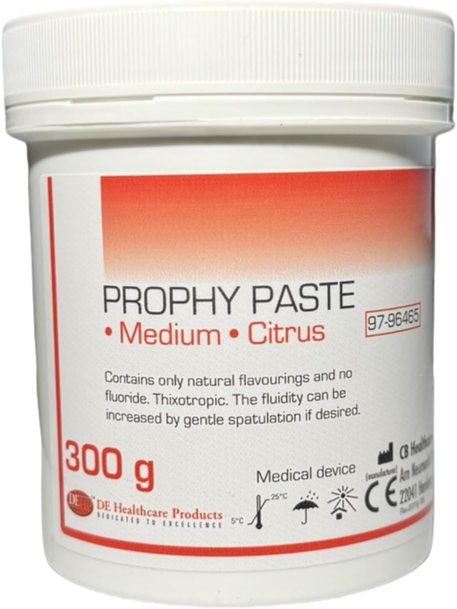 Dental Citrus Flavour Medium Prophylaxis 300g Prophy Paste Prophylaxis