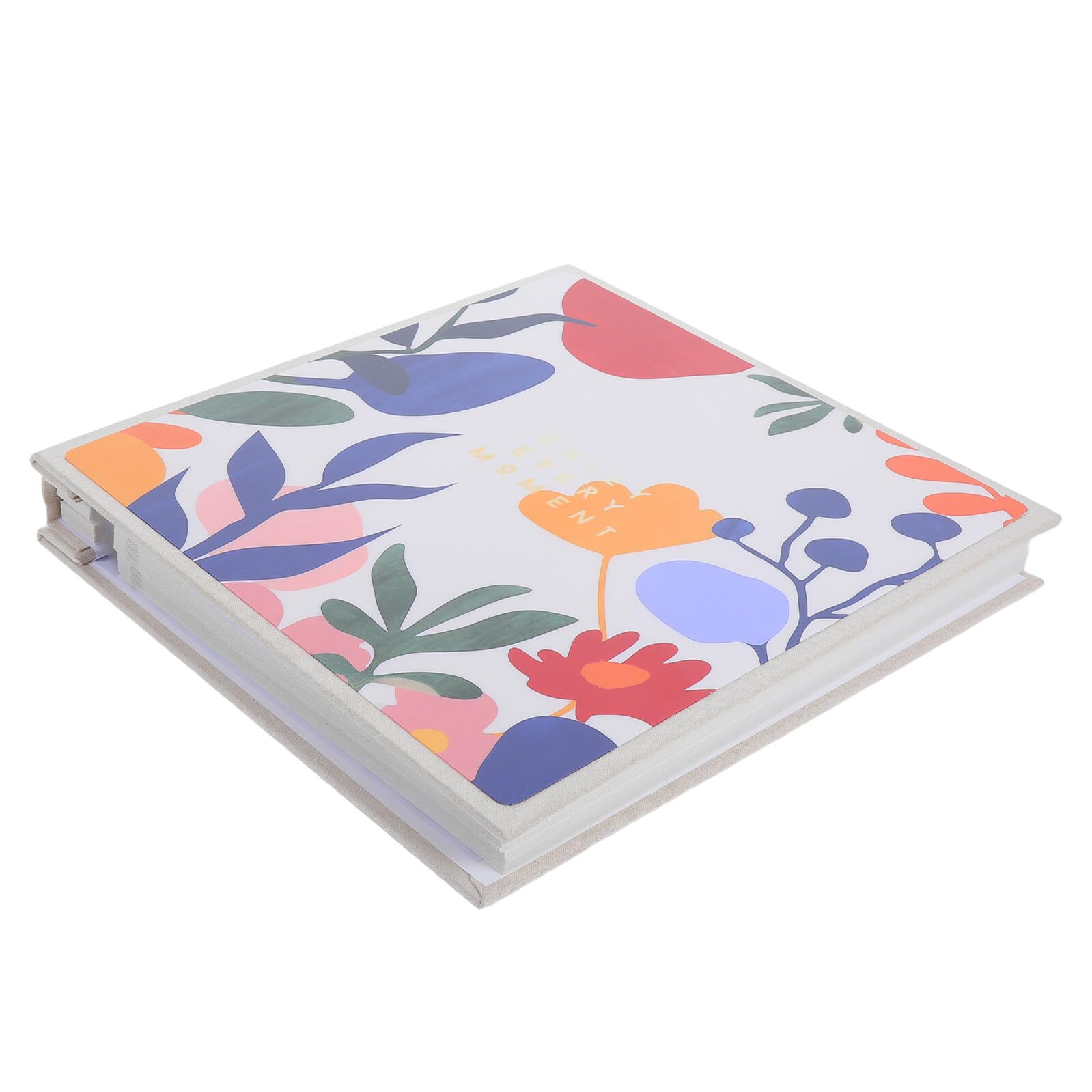 PACKOVE Album di Conservazione Floreale con 30 Pagine Adesive, Copertina Trasparente in Film e Carta, per Foglie e Fiori Pressati, per Documentazione Creativa e Studio Botanico