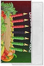 LUCASE LEMON ALEX Happy Kwanzaa Fall Harvest Soft Super Absorbent Large Decor Hand Towels Multipurpose Fast Drying Towel for Bathroom Hotel Gym Spa 15