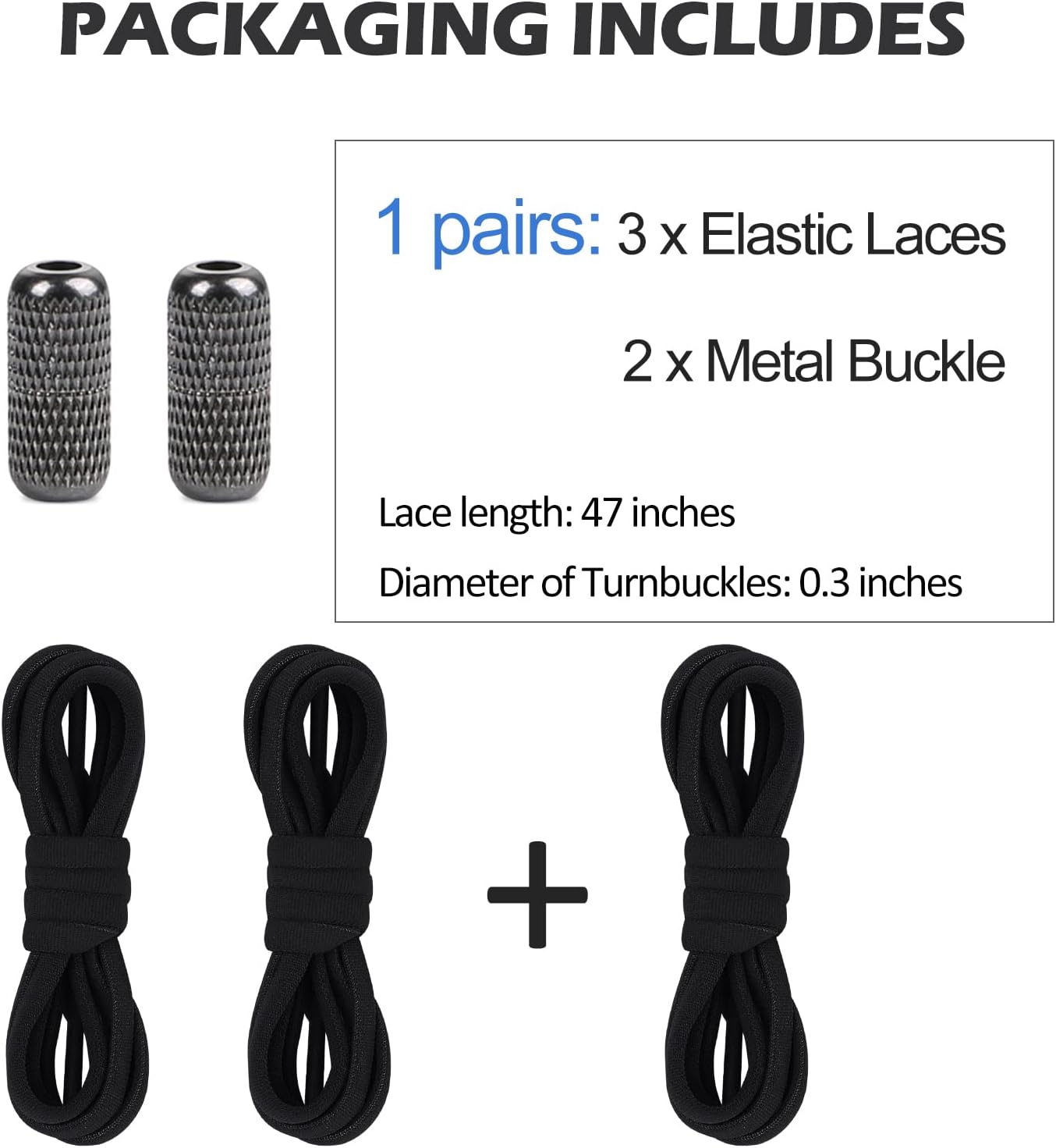 ZHENTOR Elastic No Tie Shoe Laces, Stretch Tieless Shoelaces for Adults and Kids Sneakers Shoe Strings