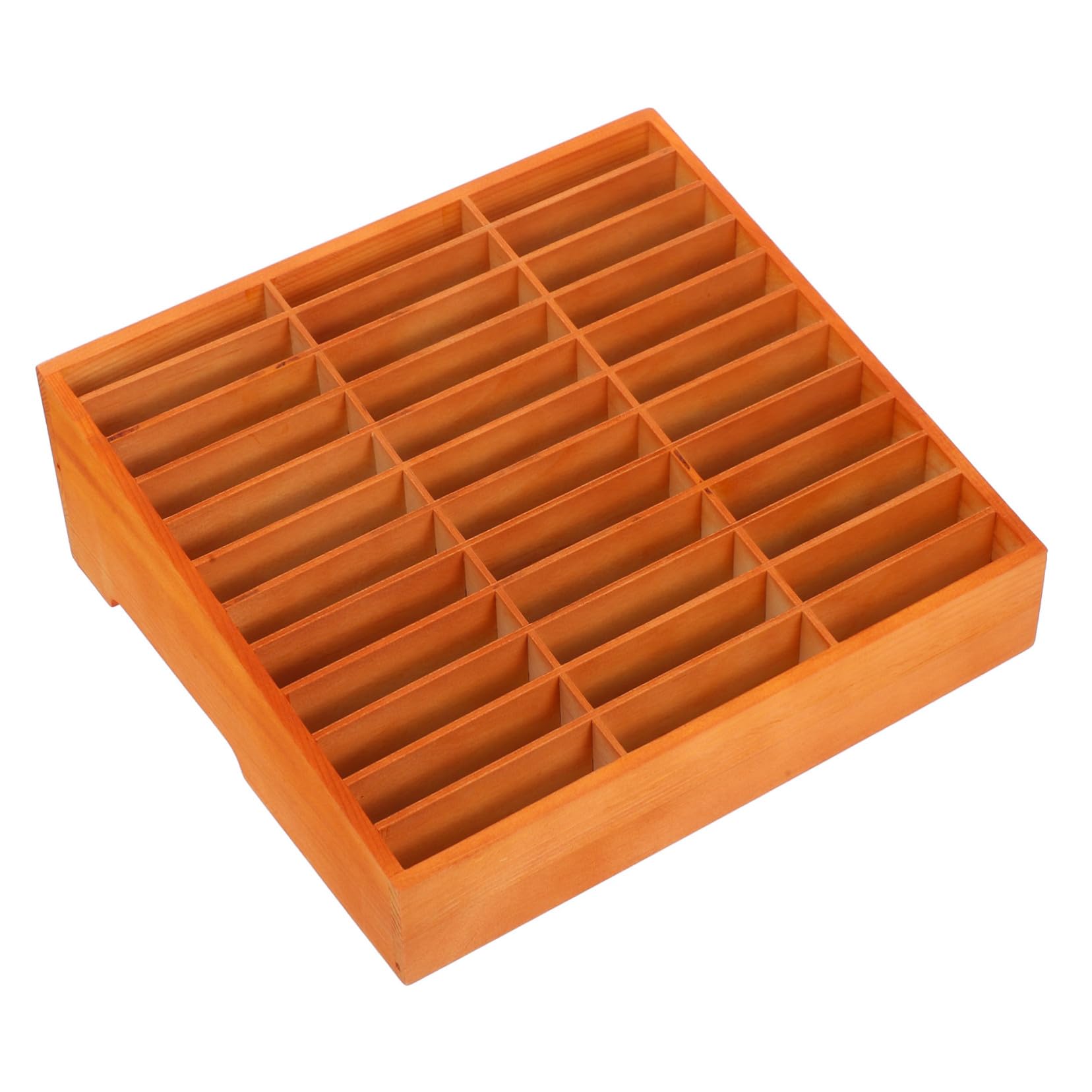 Scatola Porta Cellulari in Legno da Scrivania Scomparti Multipli | Organizer Desktop per Telefoni e Forniture, per Tavoli Riunione, Design Multicomparto per Ridurre Disordine