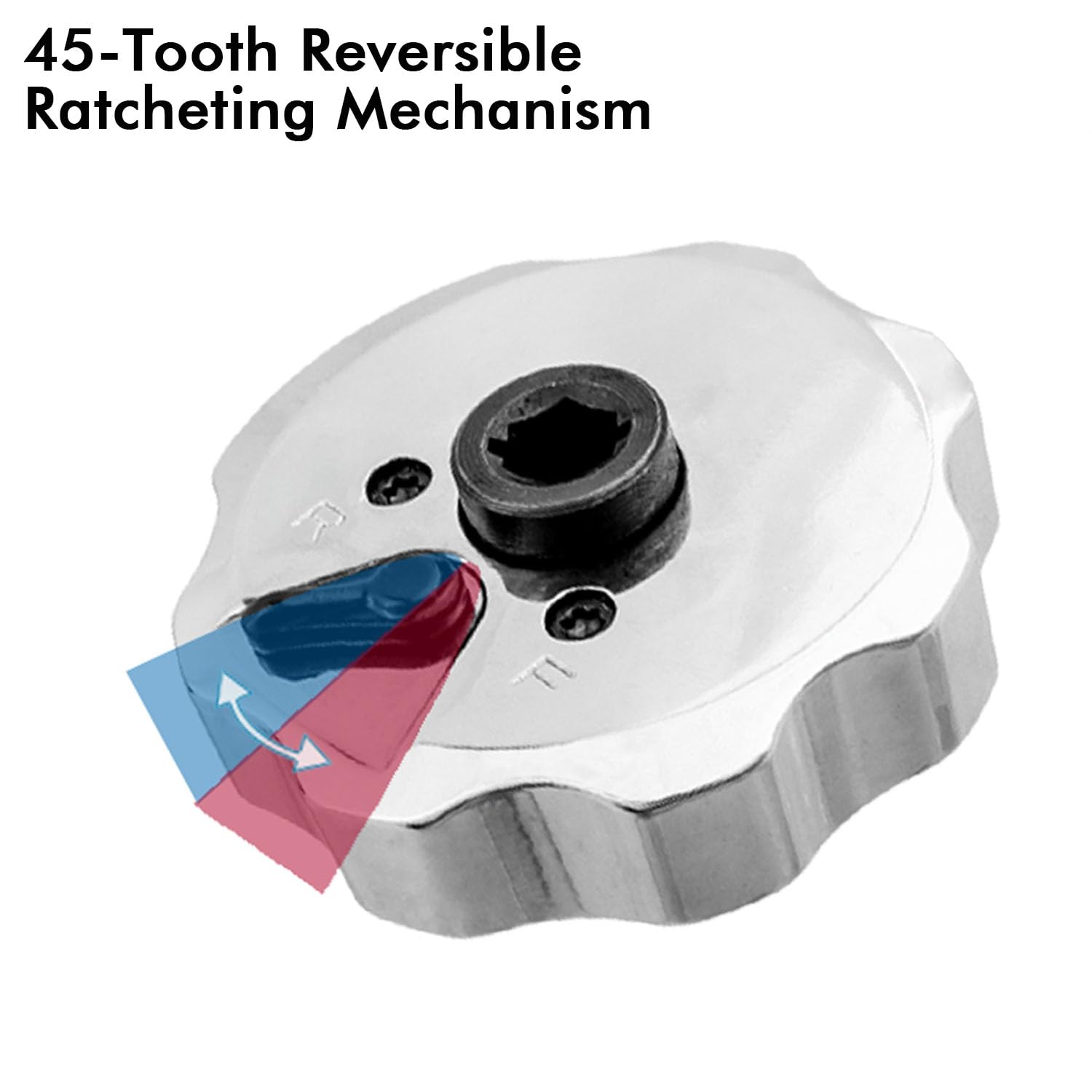 Bestgle 3 in 1 Mini Ratchet Socket Wrench, 1/4" Drive Finger Ratchet Reversible Palm Ratchet - Image 3
