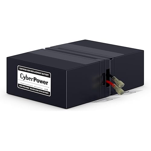 CyberPower RB1280X2A UPS Replacement Battery Cartridge, Maintenance-Free, User Installable, 12V/9Ah