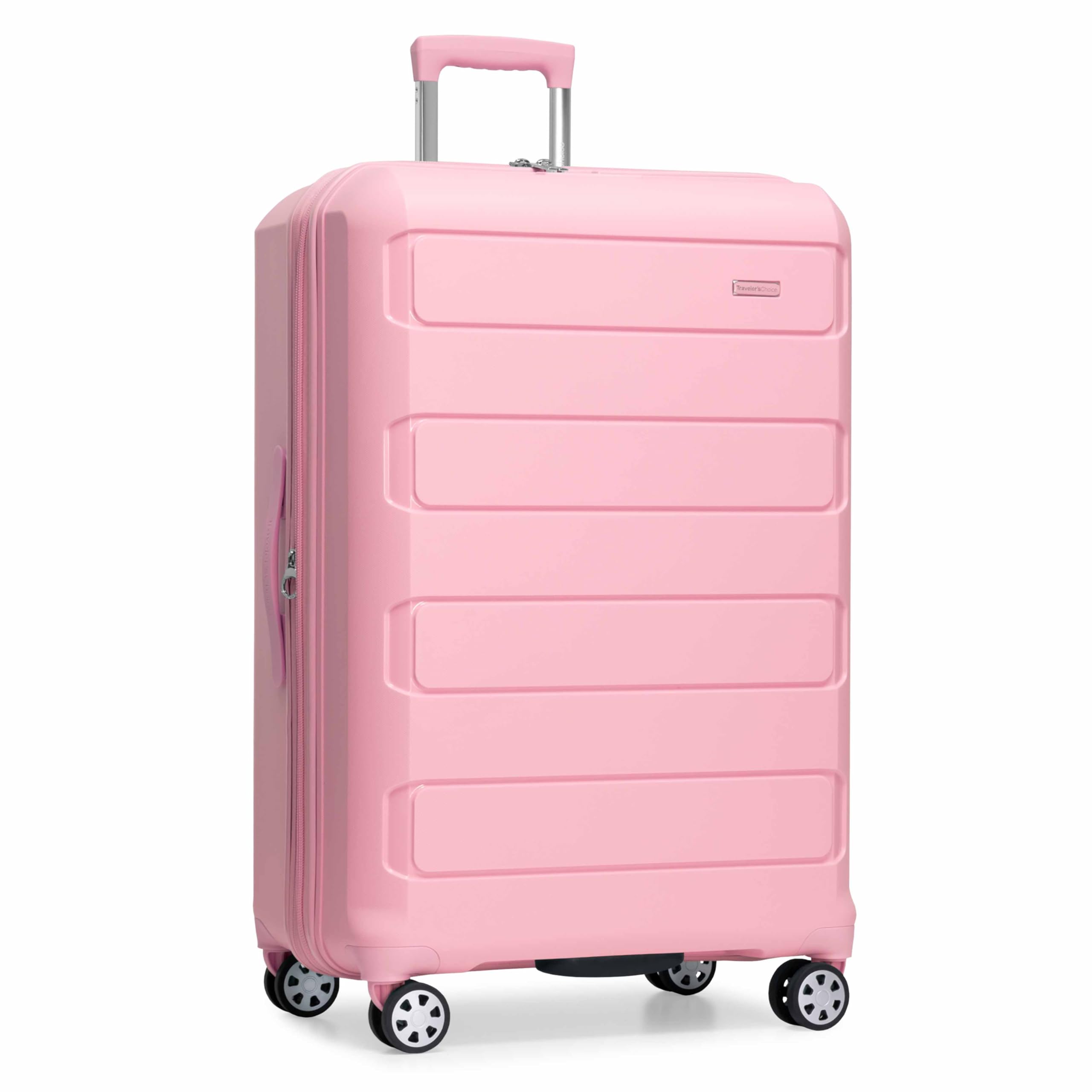 Traveler's Choice Checked-Medium (26-inch) 30-Inch Large Pink