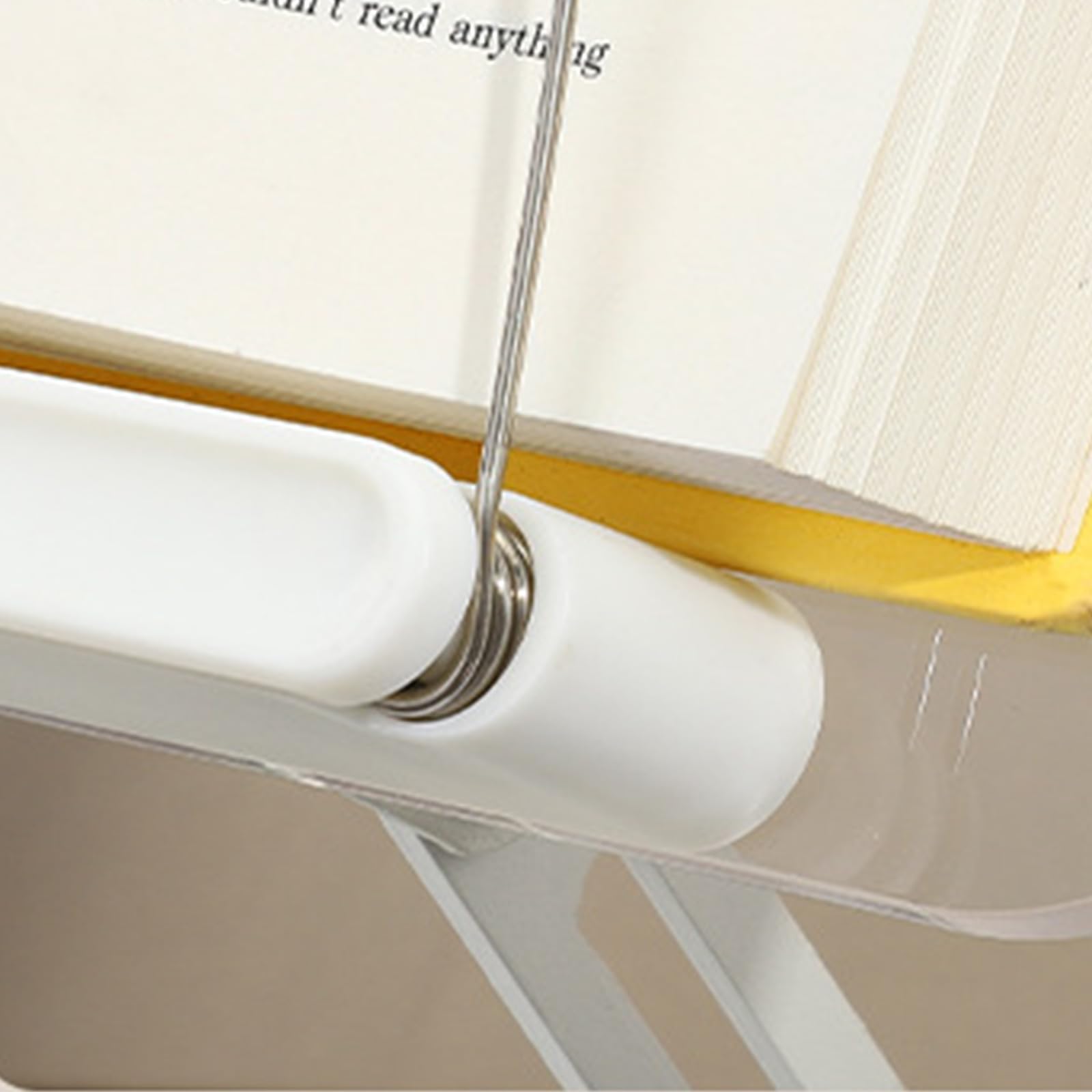 Supporto da lettura pieghevole con rotazione a 360 gradi per libri, tablet e laptop, supporto ergonomico e comodo pieghevole