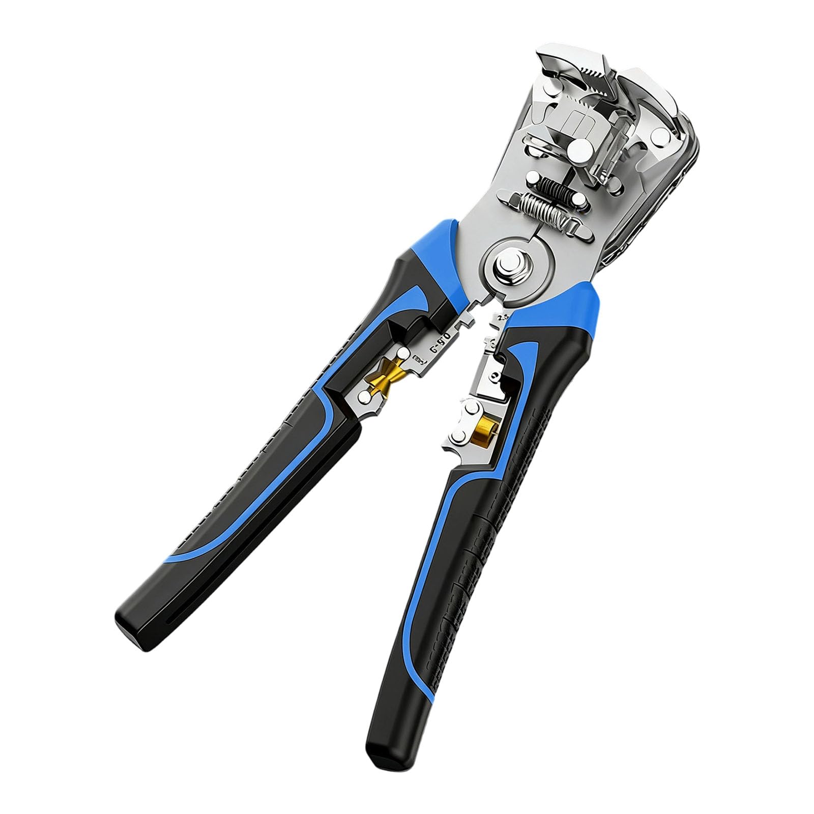 WEILWH Automatic Wire Stripper Crimper Tool With Adjustable Stripping Length For 0.2-10mm² Wires MultiFunction Electrical Work