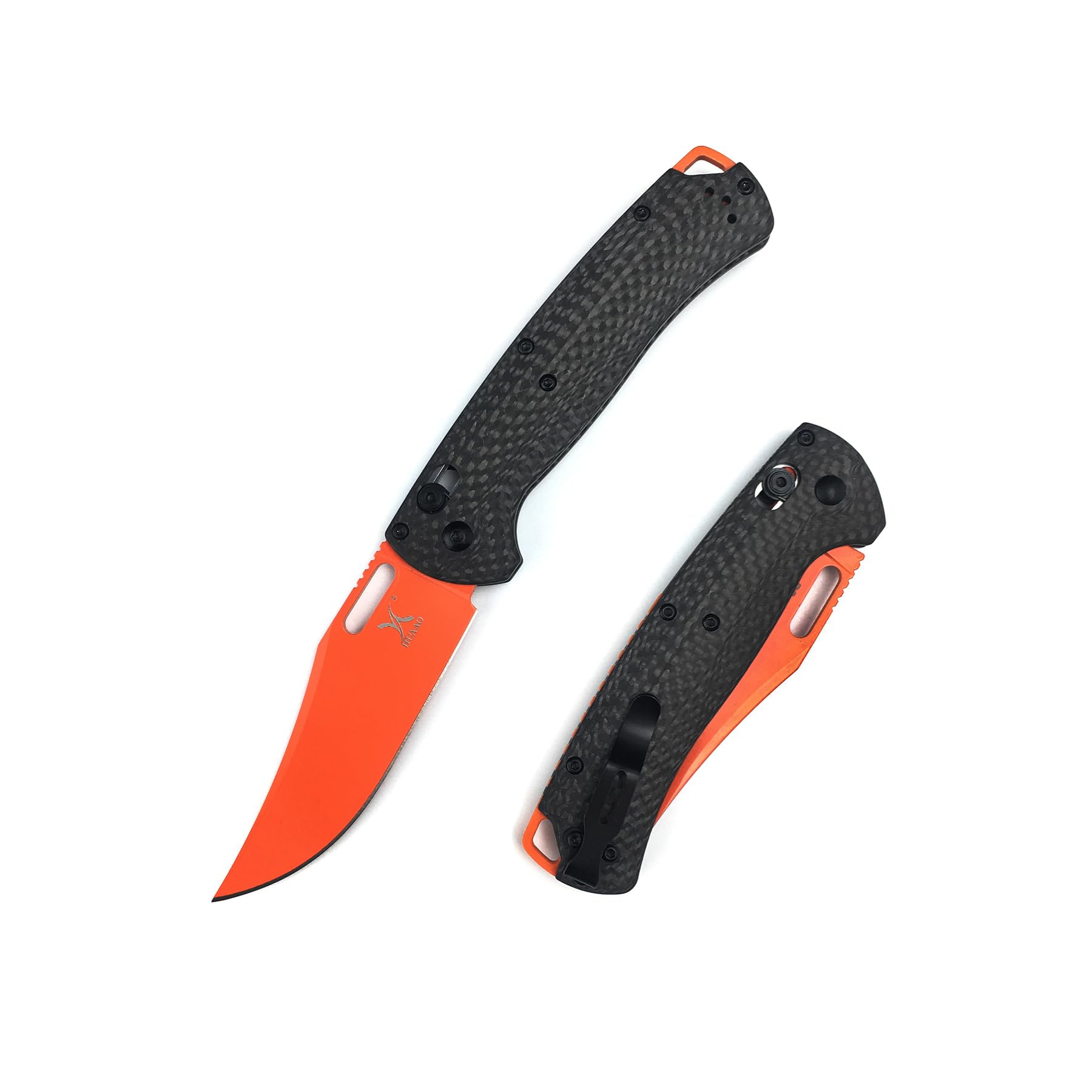 Amazon.co.jp: HUAAO 全長207mmフォールディングナイフ アウトドア  