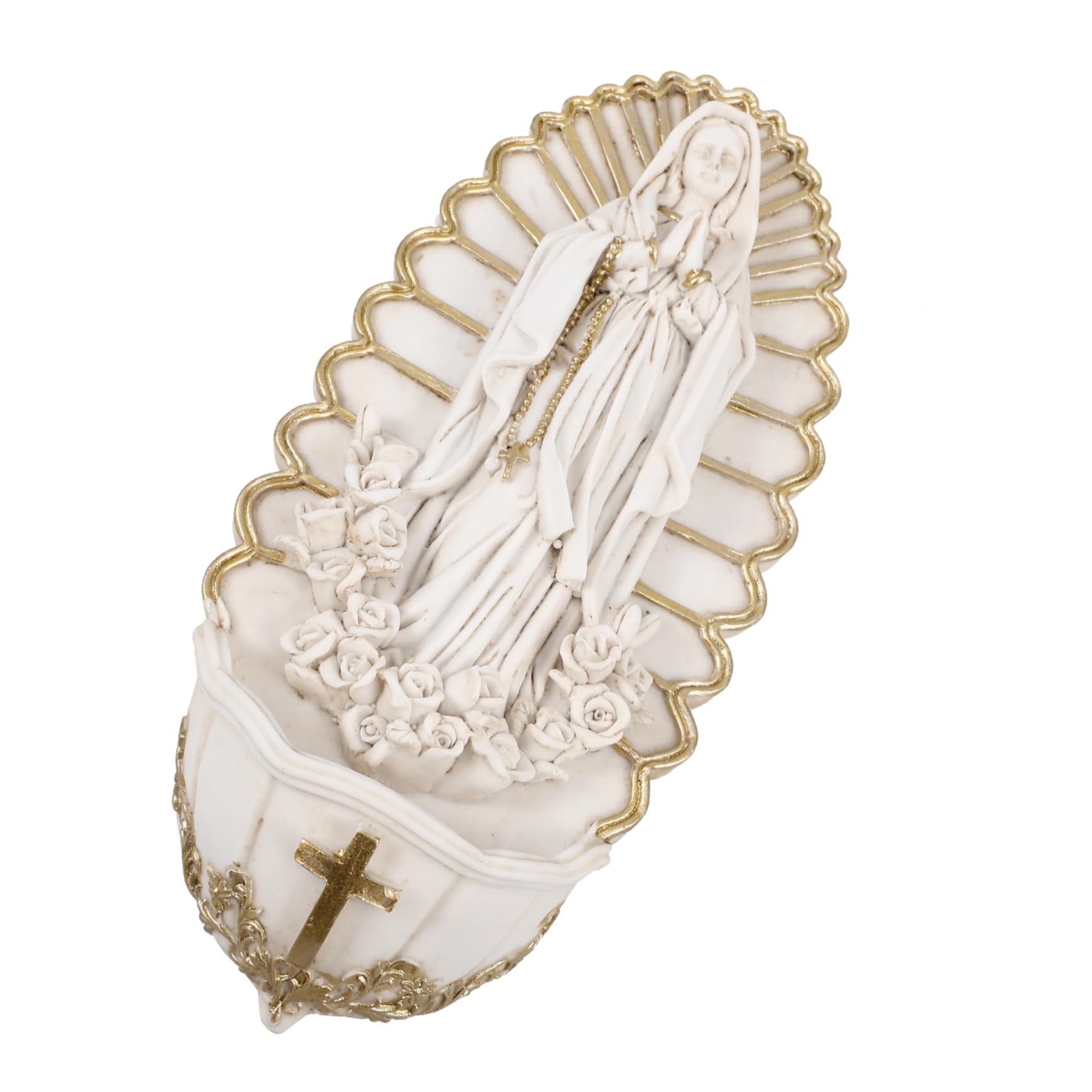 Bénitier de décoration murale religieuse suspendu Cabilock pour une ambiance zen