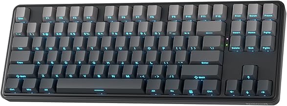 K707 PRO GB 80% Gasket RGB Gaming Keyboard, 3-Modes Wireless TKL Mechanical Keyboard w/Hot-Swap South-Facing LEDs Socket, PBT Gradient Keycaps & 5-Layer Noise Dampening, Custom Linear Switch