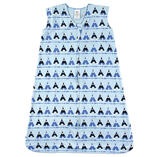 Image of Luvable Friends Unisex Baby Sleeveless Jersey Cotton Sleeping Bag, Sack, Blanket, Tepee Jersey, 12-18 Months
