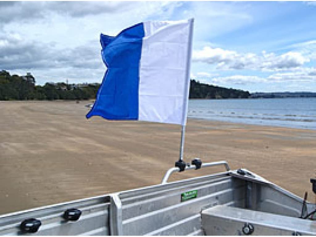 RAILBLAZA MASTIL DE 800 MM. para Bandera - Base Negra